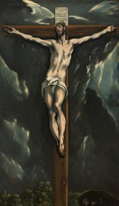 Christus aan het Kruis, c.1600-10 door El Greco