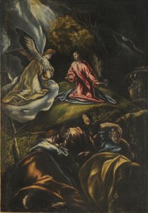 Jezus in de Tuin van Olijven door El (1541 1614) Greco