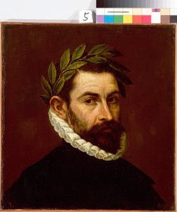 Portret van de dichter Alonso de Ercilla y Zuniga door El Greco