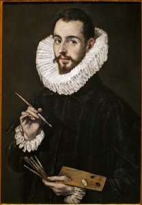 Portret van de zoon van de schilder, Jorge Manuel door El Greco