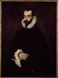 Vermoedelijk portret van de hertog van Benavente. Schilderij door Domenikos Theotokopoulos genaamd El Greco (1541-1614)