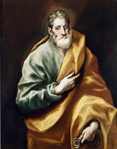 De apostel Sint Petrus door El Greco