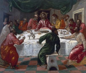 Het Laatste Avondmaal door El (1541 1614) Greco