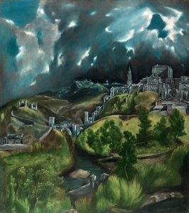 Gezicht op Toledo