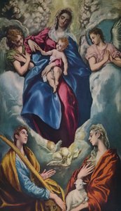 Madonna en Kind met Sint Martina en Sint Agnes