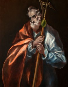 Spaans: San Judas Tadeo Apostel St Thaddeus (Judas) door El Greco