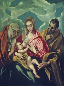 De Heilige Familie met St. Elizabeth