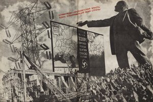 Communisme is Sovjetregering plus de elektrificatie van het hele land, 1933