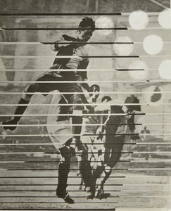 Voetballer door Eliezer Markowich Lissitzky