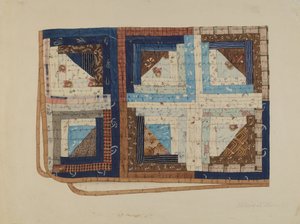 Blokhut Quilt door Elbert S. Mowery