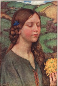 Boeket bloemen, illustratie uit 