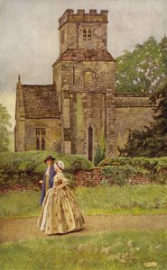 Ik verlaat de kerk tijdens de preek door Eleanor Fortescue Brickdale