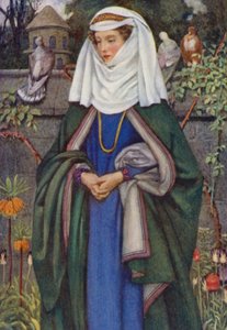 Illustratie voor Idylls Of The King door Alfred Lord Tennyson door Eleanor Fortescue Brickdale