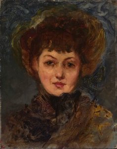 Portret van Mrs. John Gellatly door Eleanor Greatorex