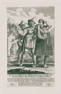 De Tiroler verdediging van het jaar 1703: Tiroler scherpschuttersvrouwen door Elias Baeck