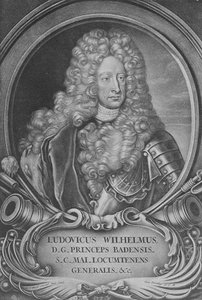 Ludwig Wilhelm van Baden-Baden door Elias Christoph Heiss