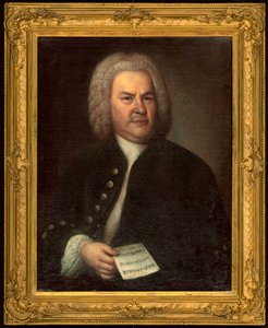 Portret van Johann Sebastian Bach door Elias Gottleib Haussmann