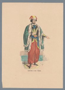 Kostuum van een Pacha door Elias Spanier (attributed to)