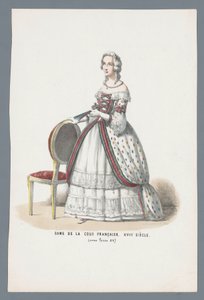 Dame de la Cour Française. XVIII Siècle (sous Louis XV)