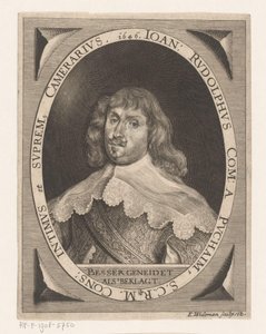 Portret van Johann Rudolph von Puchaim door Elias Widemann