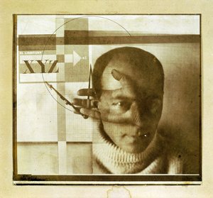 De Constructor (Zelfportret) - foto door Lazar Lissitskij alias El Lissitzky (Lissitsky of Lissitski) (1890-1941) - 1924 door Eliezer Markowich Lissitzky