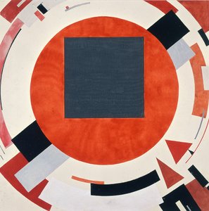 Proun, ca. 1923 door Eliezer Markowich Lissitzky