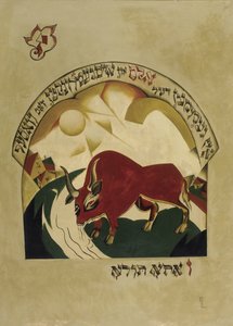 Stier door Eliezer Markowich Lissitzky