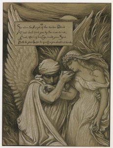 (Illustratie voor Rubáiyát van Omar Khayyám) De Beker des Doods