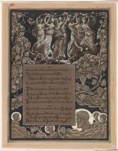 (Illustratie voor Rubáiyát van Omar Khayyám) Omars horoscoop door Elihu Vedder