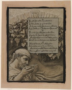 (Illustratie voor Rubáiyát van Omar Khayyám) De ziel van de beker door Elihu Vedder