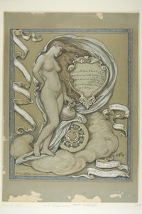 Figurenstudie voor Rubaiyat van Omar Khayyam