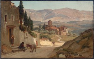 Bij Perugia door Elihu Vedder