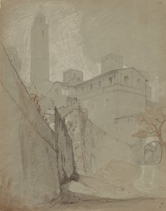 Orvieto, ca. 1890 door Elihu Vedder