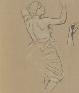 Studie voor figuur van de herfst