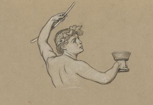 Studie voor figuur van de herfst