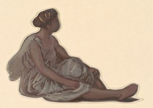 Studie voor Griekse Meisjes die Baden, ca. 1872