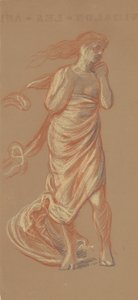 Studie voor Badende Griekse Meisjes [recto] door Elihu Vedder