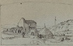 Toscane, ca. 1858 door Elihu Vedder
