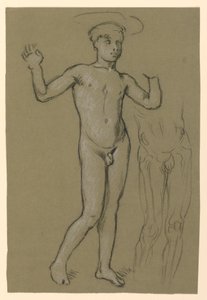 Figuurstudie voor een Fonteinontwerp