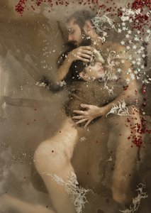Eira & Lukas in licht water, beige