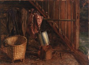 Interieur van een stal