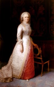 Martha Dandridge Custis Washington (Mrs. George Washington) door Eliphalet Frazer Andrews