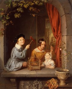 Spelen met de gezelschapsvogel door Elisabeth Alida Haanen