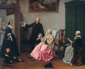Doktersbezoek door Elisabeth Geertruida Wassenbergh