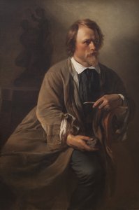 De beeldhouwer Jens Adolf Jerichau, de echtgenoot van de kunstenaar