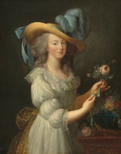 Marie-Antoinette, na 1783 door Elisabeth Louise (after) Vigee Lebrun