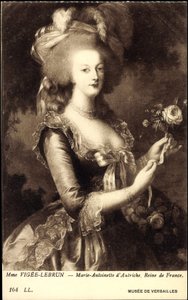 Portret van koningin Marie Antoinette (1755-1793)