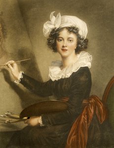 Gravure die Marie Elisabeth Louise Vigee Le Brun reproduceert door Elisabeth Louise (after) Vigee Lebrun