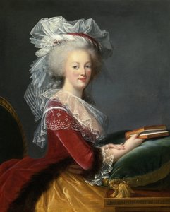 Portretten van Marie Antoinette (Marie-Antoinette) van Lorraine Habsbourg (1755-1793) koningin van Frankrijk