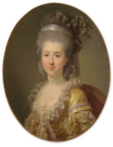 Portret van gravin Urszula Potocka, geboren Zamoyska door Elisabeth Louise Vigee Lebrun